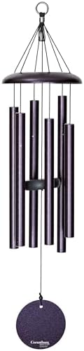 Corinthian Bells by Wind River - 27 inch Plum Wind Chime for Patio, Backyard, Garden, and Outdoor Decor (Aluminum Chime) Made in the USA by CorinthianBells