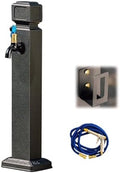 Stainless Steel Wall Fountain for Garden and Patio Outdoor Water Tap with Hook Stylish Water Column for Backyard Decor and Irrigation by Unknown