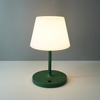 WEILAILUX Outdoor Battery Operated Table Lamp Waterproof, 4000mAh Cordless Table Lamp Rechargeable, Touch Dimmable Desk Lamp, LED Night Light for Patio Camping Restaurant Home, H9.6in, Green by WEILAILUX