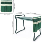 Heavy Duty Garden Kneeler and Seat | Garden Kneeler with Tool Pouch, Multifunctional, for Planting, Gardeners, Large Cloth Bag - Image 3