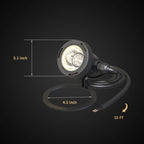 Low Voltage Pond Lights 6PK Landscape Lighting Submersible Light 2900K Warm White 5.4W 135 Lumens Underwter Lights Floodlight with 15FT Wire for Swimming Pool, Fountain, Pond - Image 5
