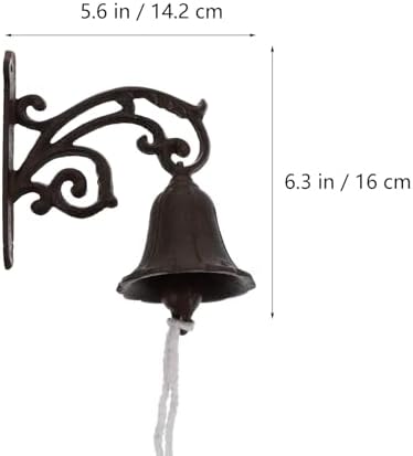 Cast Iron Wall Bell Yh02211 Rustic Hanging Doorbell - Image 2