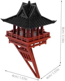 Outdoor Statue Mini Pagoda Statue Micro Landscape Pavilion Figurine Zen Garden Garden Decor - Image 2