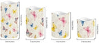 Colorful Butterfly Flameless Candle with Remote Control Electric LED Pillar Candle Timer Color Changing Long Lasting Pack of 4 Battery Candles - Image 2