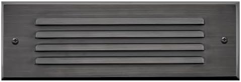 Hinkley Hardy Island 12V Louvered Brick Flush Step Light, Satin Black - Image 3