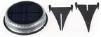 Solar Ground Lights LED Warm White 17 Beads IP68 Outdoor Landscape Disk Light for Pathway Yard Deck Patio Walkway (8 PCS) - Image 6