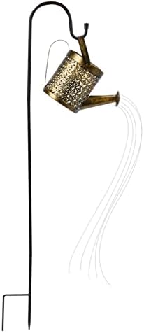 FTVOGUE Solar Watering Can Lights Iron Retro Kettle Shape Lantern with 36 - Image 4
