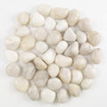 40lbs White River Rocks - 1-2Inch Natural White Rocks for Potted Plants, Decorative Rocks for Landscaping, and River Rocks for Aquariums (Weight : 40 LB, White) by LOOIOOJ