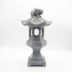 Japanese Resin Pagoda Lantern Garden Statue by Unknown