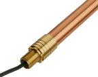 VOLT Flat Hat 12V Copper Path Light (5" Shade, 25" Tall) - Image 5