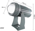 10W Led Spot Lights - Landscape Lamps, AC 220V Led Beam Light Outdoor Wall Lamp, IP67 Waterproof Narrow Beam Spotlight, 180° Adjustable Bracket Ground Light(Yellow,20W) - Image 2