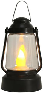 6 inch Retro Lantern LED Candle Lanterns Indoor Decor Lantern Outdoor Hanging Lanterns 12 Pcs Decorative Lantern for Wedding Decor, Halloween, Christmas and Various Holiday Parties. (Black, Large) - Image 5