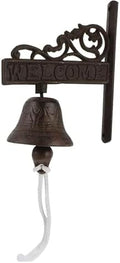 Cast Iron Dinner Bell Indoor Antique Style Door Bell, Outdoor Wind Chimes Wall Mounted Bells for Church, School, Home Decor by Unknown