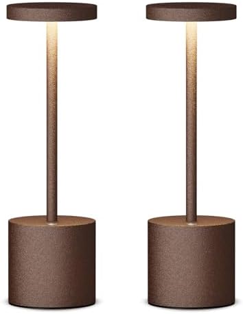 Cordless Table Lamp Rechargeable,Battery Powered LED Outdoor Table Light by SAKRINGT