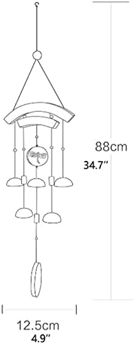 Wind Bell Copper Wind Chimes Feng Shui Bells Home Yard Decoration Outdoor Garden A Great Memorial Wind Bell Outside Tuned Relaxing Soothing Sweet - Image 2