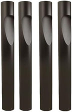 Solus Architectural LED Bollard Light – Tunable Color Temperature 3000K/4000K/5000K, 20W Integrated LED, ETL Listed, 180° Light Distribution, Black or Bronze, Surface Mount (Bronze, 4 Pack) by Solus