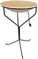 BestNest Heated Bird Bath with Metal Stand and 25' Lock-N-Dry Cord – 20" Diameter, Thermostatically Controlled Heater for Winter Use, Outdoor Bird Bath with Safe Power Connection - Image 4