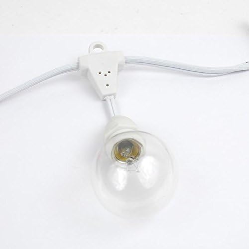 Novelty Lights 330 Feet Heavy Duty White Wire Light String, E17 Sockets - Image 5