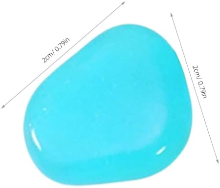 500pcs Glow in Dark Resin Pebbles for Pathways and Gardens - Image 2