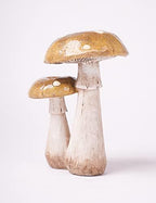 SEINHIJO Mushroom Statue Sculpture Fairy Figurine Garden Decor 7.1 Inch - Image 4