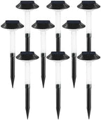 ALEPOD Solar Pathway Lights Outdoor 8 Pack, 7 Lighting Modes Solar Lights Outdoor Waterproof IP68, Landscape Lighting for Yard Pathway Backyard Lawn - Image 2