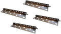 COLOER 4-Pack 13 Inch LED Hardscape Lighting 2.5W 240LM 2700K Soft White by COLOER