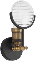 Rustic Wall Sconce Wall Mounted Industrial Lamp Retro Vertical Lighting - PAR36 Wall Lights - Auto Engine Head Light - Steampunk Lantern Farmhouse Fixture - Aircraft Tractor Headlamp Wall Lamps by 12vmonster