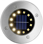 Solar Ground Lights, Solar Lights Outdoor Disk Underground Lamp,for Patio Pathway Lawn Yard - Image 3