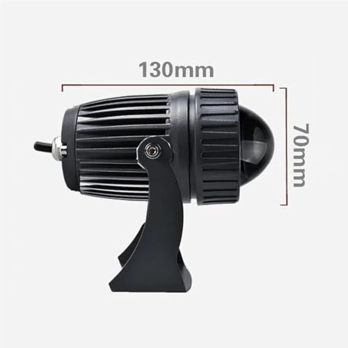 Outdoor LED Spotlights - IP65 Waterproof Narrow Beam Floodlight, Adjustable Long-Distance Beam Lamp for Roman Column Hotel Exterior Wall Lighting - Image 2
