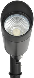 15W Outdoor LED Spotlight with Stake, Plug-in 120V, IP65 Waterproof, 5000K Daylight, 1350 Lumens, 60° Beam, 4-ft Cord, Flag, Tree, Garden, Landscape Light by JAYLUMI