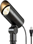 SUNVIE 30W Outdoor LED Spotlight 120V Waterproof Landscape Spotlights 3000LM Ultra Bright Spot Lights Outdoor 3000K Warm White Landscape Lights with 6 FT Cord for Flag Pole Tree Yard Path Garden Decor by SUNVIE