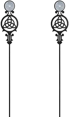 Touch of Class Pathways Driveway Marker Stake, Celtic Knot, Black, Set of 2 by TouchofClass