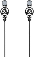 Touch of Class Pathways Driveway Marker Stake, Celtic Knot, Black, Set of 2 by TouchofClass