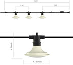 Outdoor LED Grow Lights, Waterproof String Grow Light, Full Spectrum Plant Growing Lights with 12Ft Adjustable Cord 3 Lights - Image 2