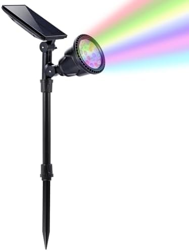 Solar Outdoor Spotlights, 1 Pack by MOLEBIT
