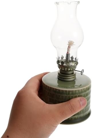 Antique Ceramic Hurricane Lamp Xmas Emergency Lighting for Home - Image 4