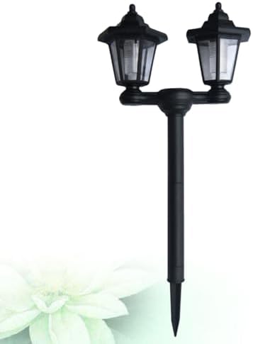 Unomor Solar Garden Light Dual-Head Hexagonal Lawn Ground Plug Lamp Waterproof Solar Stick Light for Outdoor Pathway and Yard Decoration - Image 4