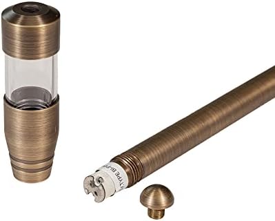 G2 12V Brass Mini Path Light (15" Tall) & 3W 2700K G4 LED Bulb - Image 4