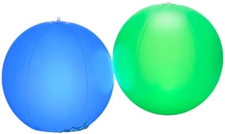 Solar Floating Pool Lights,2 Pack,14-Inch Auto Color-Changing Led by Unknown