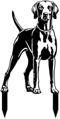 Dog Metal Garden Stake - Weatherproof Dog Silhouette Yard Art, Decorative Outdoor Sign for Lawn & Patio, Heartfelt Gift for Vizsla Lovers(Stand,14") by VORISCAPE