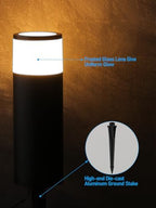 LEONLITE 4-Pack Low Voltage Bollard Pathway Lights, 5W 400LM, 3000K - Image 5