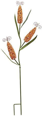 Metal Corn Garden Stakes Outdoor Decor Metal Yard Art Lawn Harvest Thanksgiving Decoration Yard Décor 3 Corn by WonderfulDecorationforGardenPatioHome