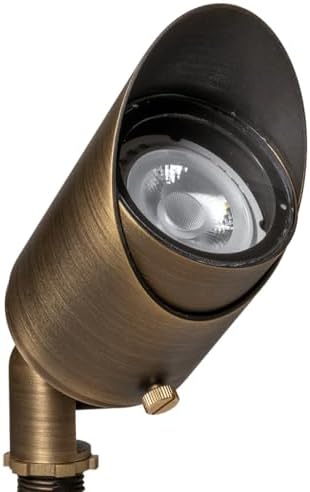 VOLT Top Dog 12V Cast Brass Outdoor Spotlight (Bronze) by VOLT