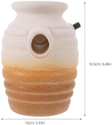 Ceramic Pot Water Fountain with Soothing Water Flow and Easy DIY Installation, Outdoor Fountain Waterfall for Garden and Patio, Sturdy Ceramic Material Decorative Pond Spitter - Image 2