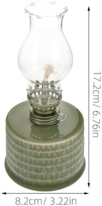 Antique Ceramic Hurricane Lamp Xmas Emergency Lighting for Home - Image 2