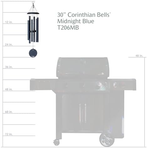 Corinthian Bells by Wind River – 30 inch Midnight Blue Wind Chime for Patio, Backyard, Garden, and Outdoor Decor (Aluminum Chime) Made in the USA - Image 6