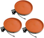 Farm Innovators BD-75 All-Season 3-in-1 Outdoor 14-Inch Heated Birdbath with 3 Mounting Options, 75 Watts, Terracotta (3 Pack) by FarmInnovatorsInc
