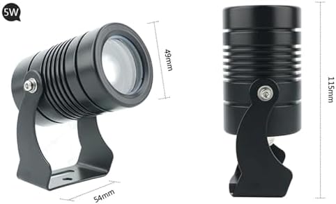 Outdoor Landscape Spotlights Rotation Spotlight - LED Beam Spotlight, IP67 Waterproof LED Landscape Lights, Outdoor Wall Washer Spotlights Long Throw Narrow Beam, for Ext - Image 2