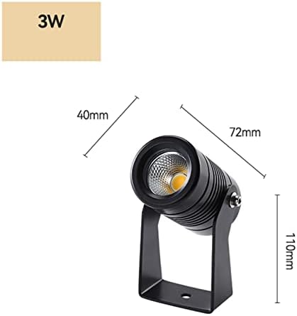 Outdoor Building Exterior Wall Projector Lights - LED Beam Spotlights - Narrow Beam Spotlights, Remote Illumination Spotlights for Outdoor Building Lighting, IP65 Waterproof - Image 2