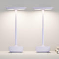 LED Rechargeable Cordless Table Lamp 2P Light Portable Lights by ZTFLOS